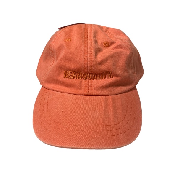 BNWT Coffee Over Cardio Beanquality Low Profile Dad Hat Coral Pink Baseball Cap - Picture 8 of 11